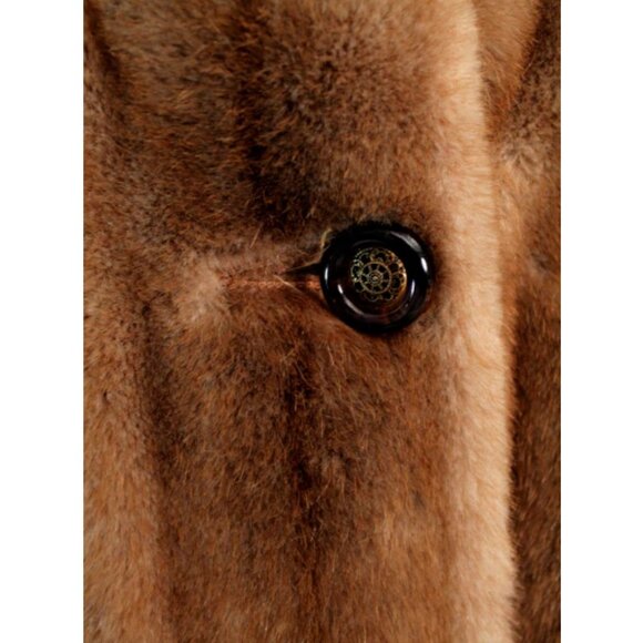 VINTAGE MINCARA BY RUSSEL TAYLOR Faux Fur Coat - Picture 6 of 6